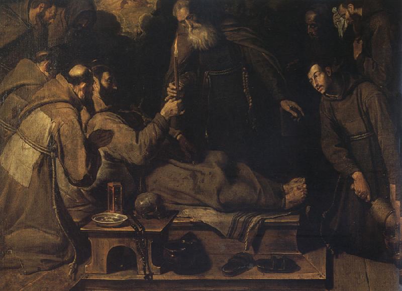 Bartolome Carducho Death of St.Francis Sweden oil painting art